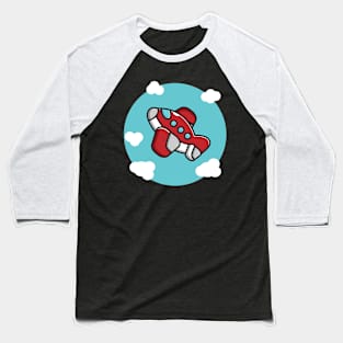 cute red plane Baseball T-Shirt